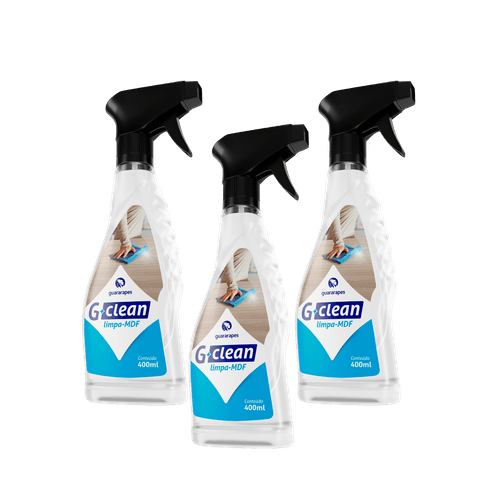Kit 3 G-CLean Limpador MDF 500ML